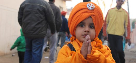 Young Sikh Boy with Turban